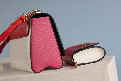 Twist Leather Shoulder Bag