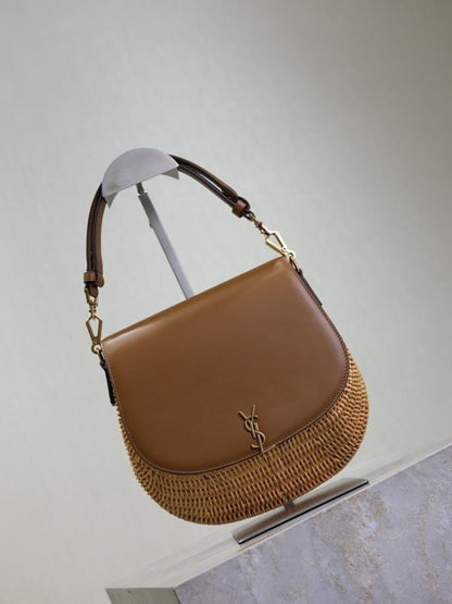 Italian-Inspired Elegant Leather Top Handle Bag