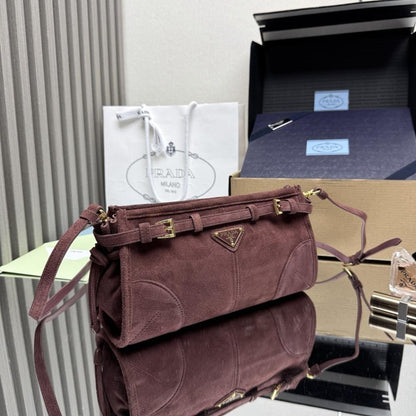 Suede Crossbody Bag