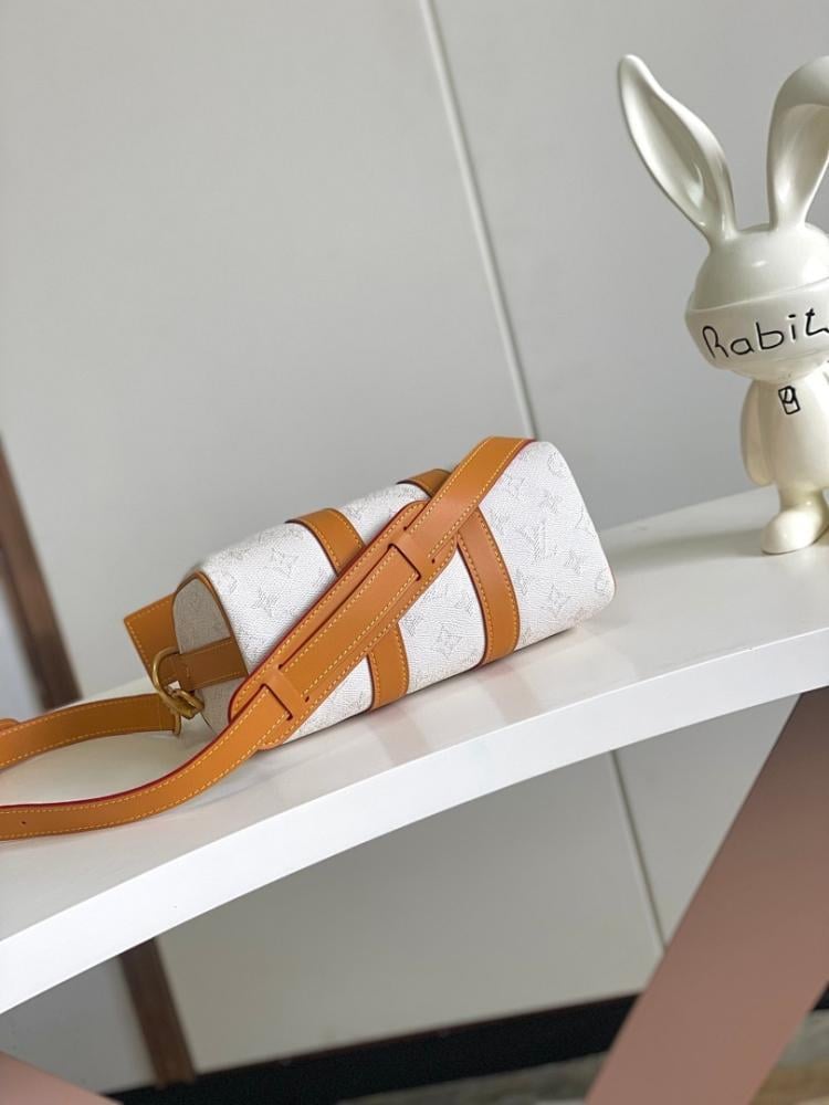 Modern Luxury Monogram Leather Shoulder Bag