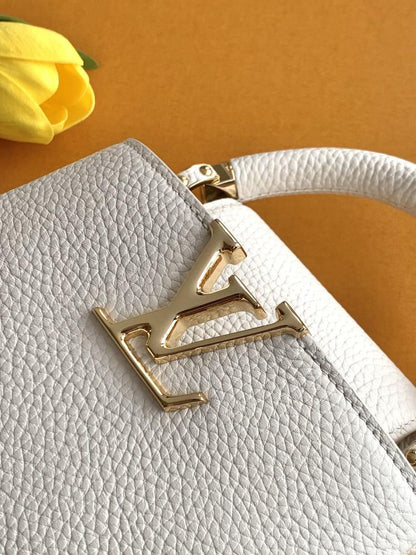 Luxury Leather Top Handle Bag