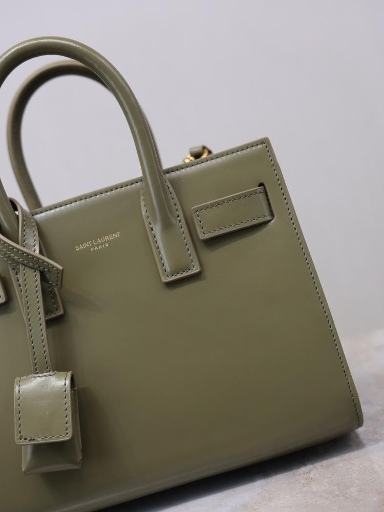 Leather Top Handle Bag