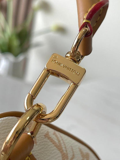 Luxury Elegant Monogram Leather Bag