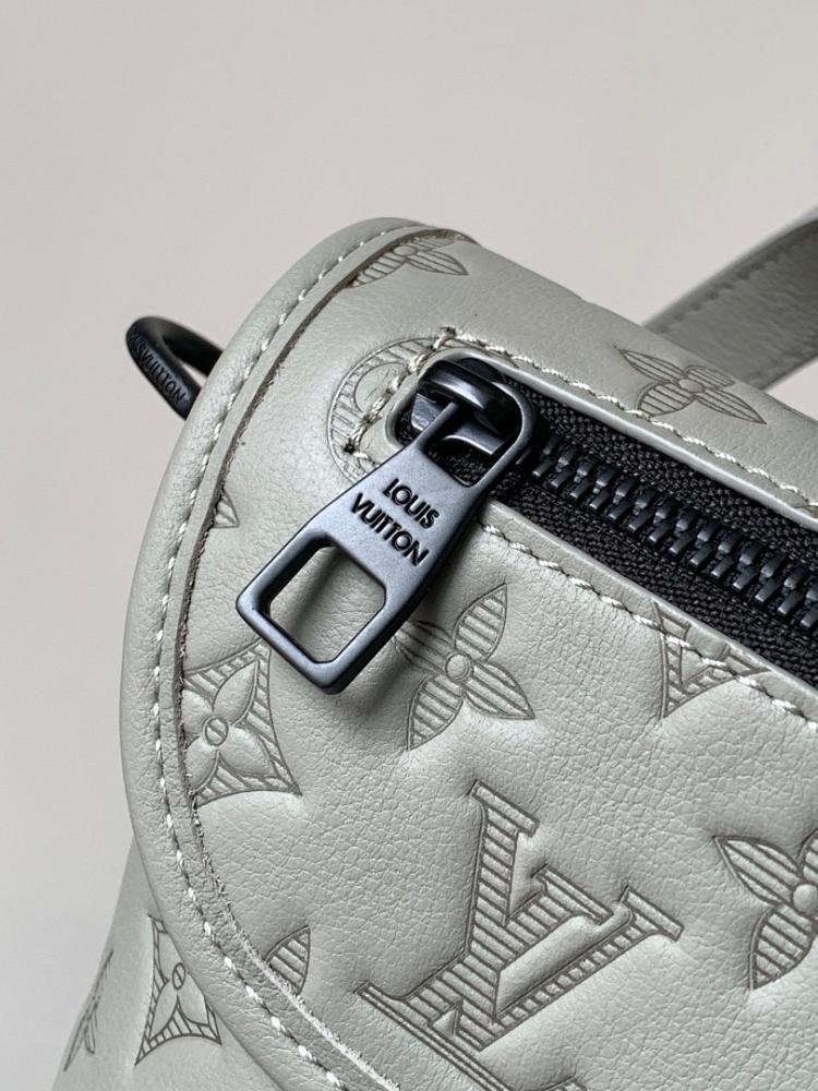 Modern Luxury Monogram Leather Shoulder Bag