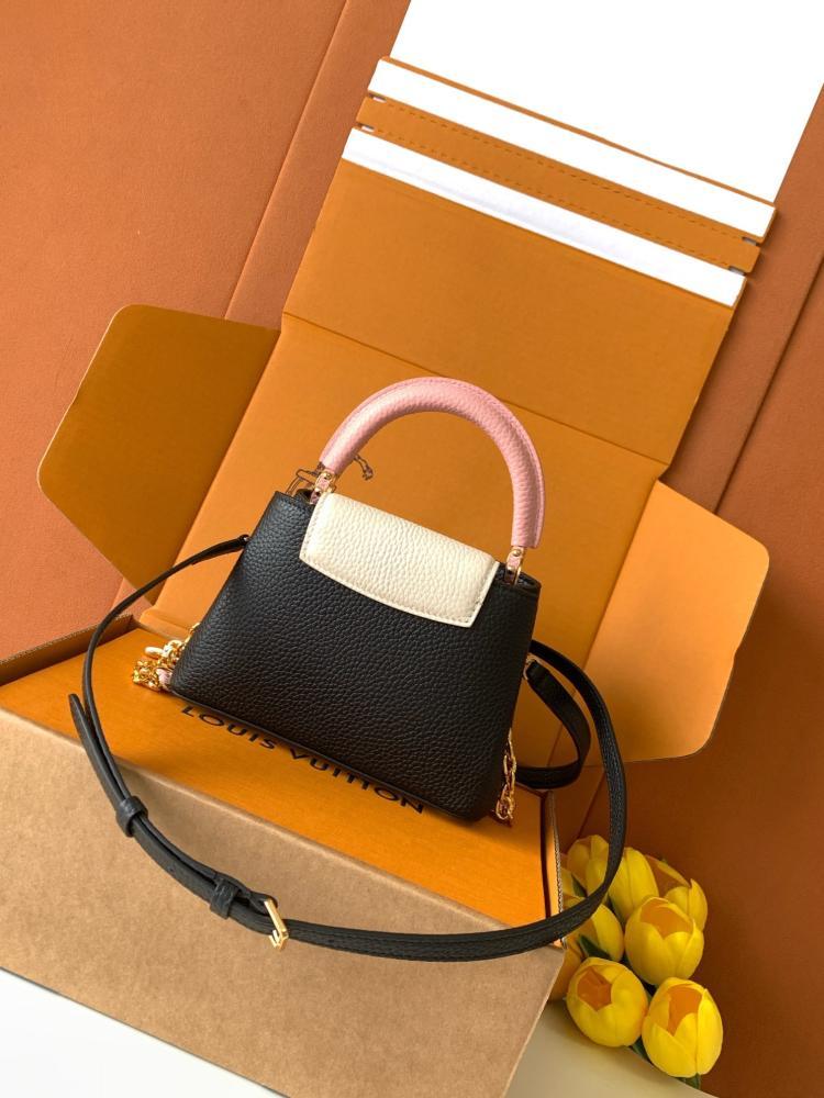 Leather Top Handle Bag