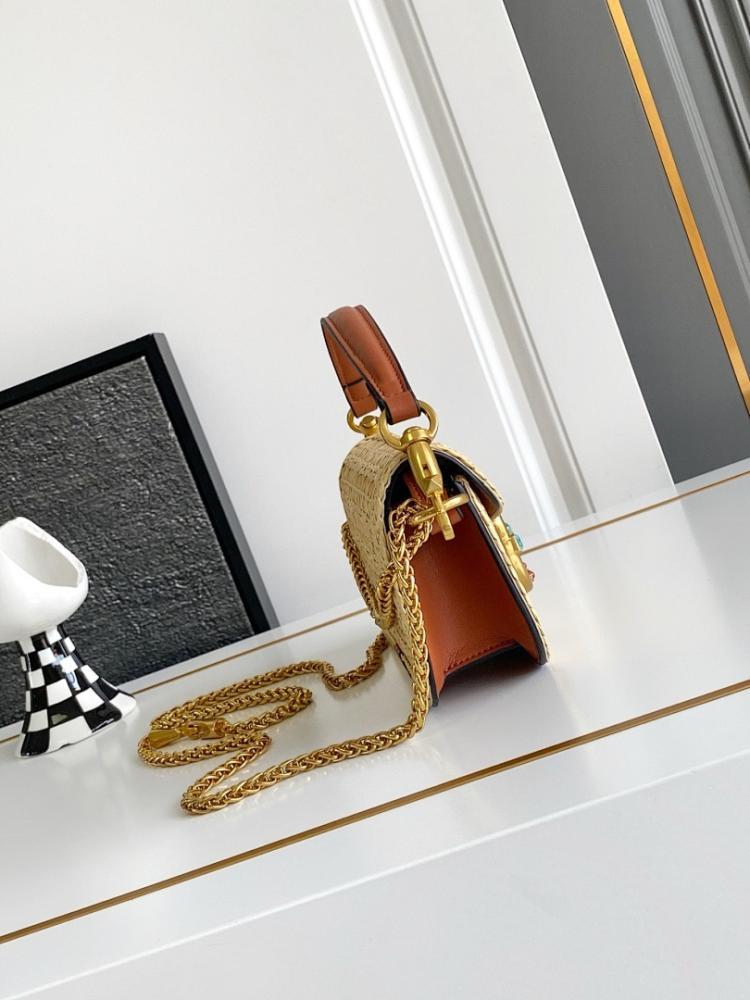 Stylish Premium Raffia Crossbody Bag