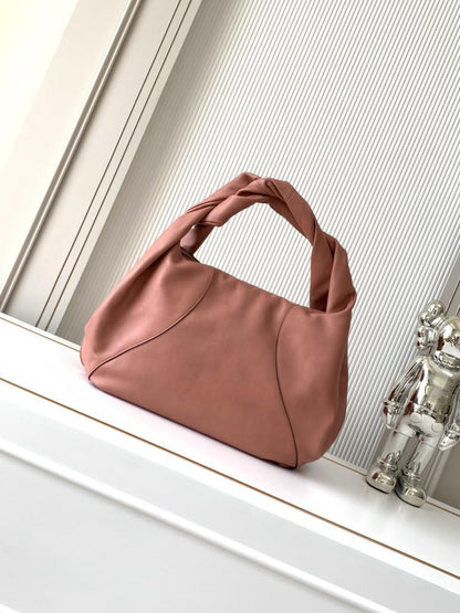 Leather Top Handle Bag