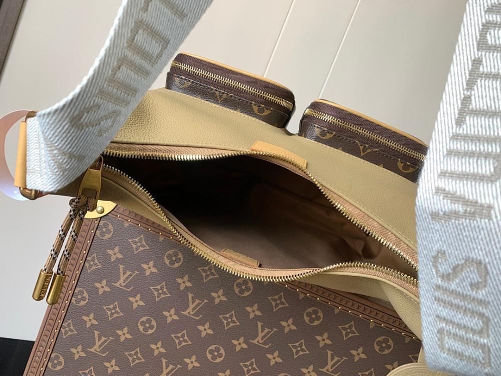 Alma Monogram Canvas Shoulder Bag