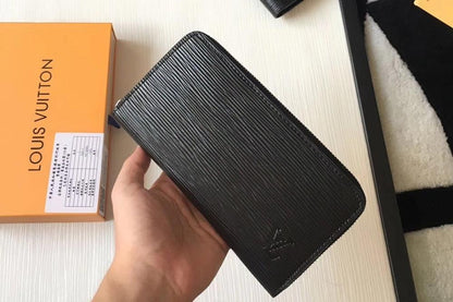 Luxury Refined Gold Monogram Wallet