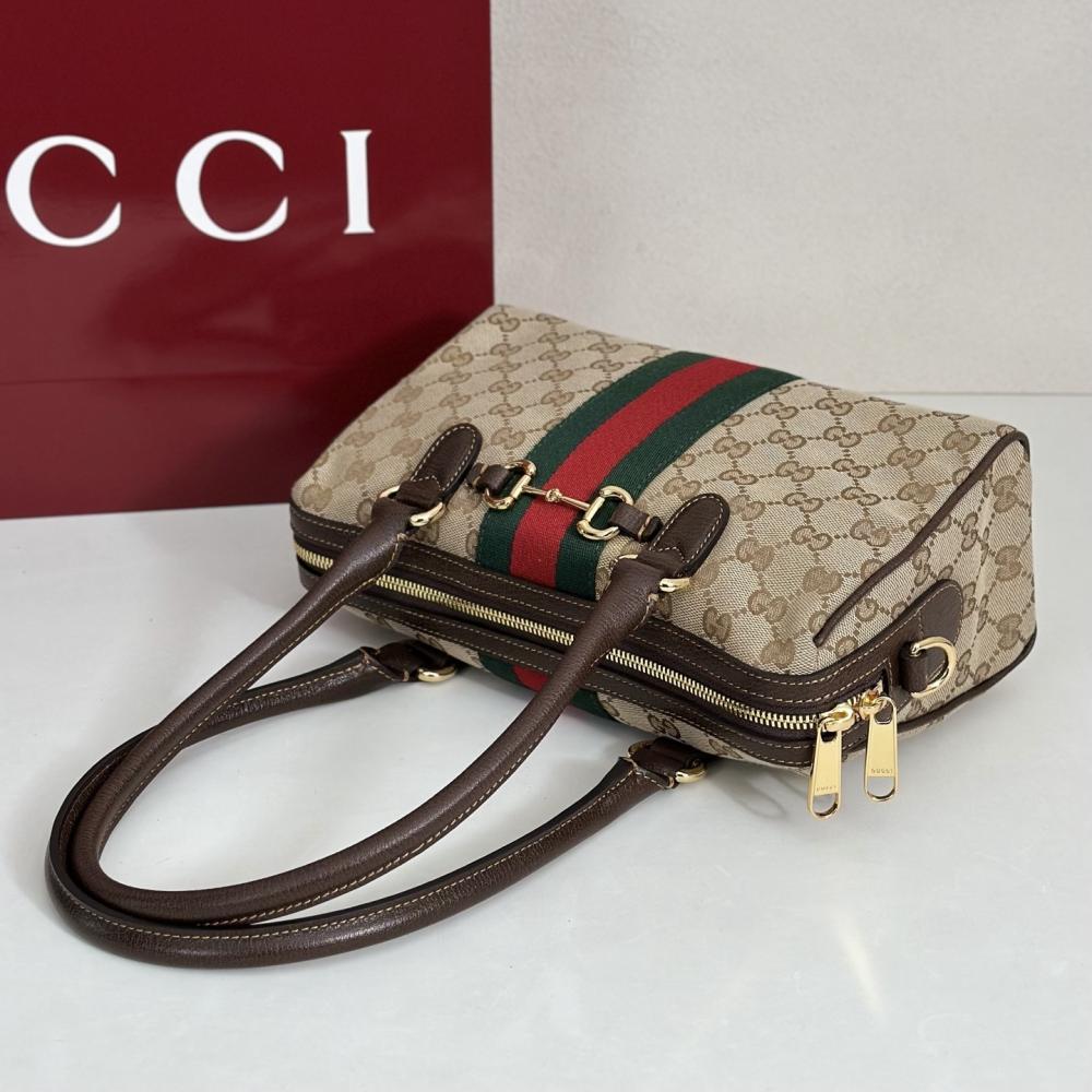 Leather Top Handle Bag