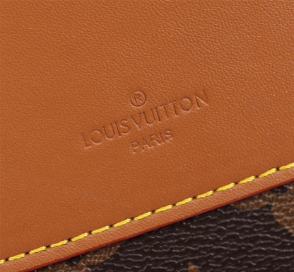 Stylish Monogram Leather Shoulder Bag – Limited Edition