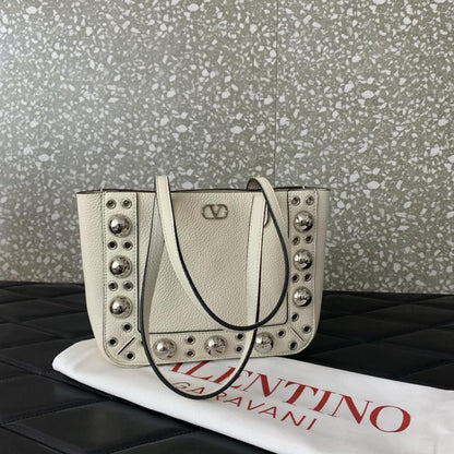 Studded Top Handle Bag