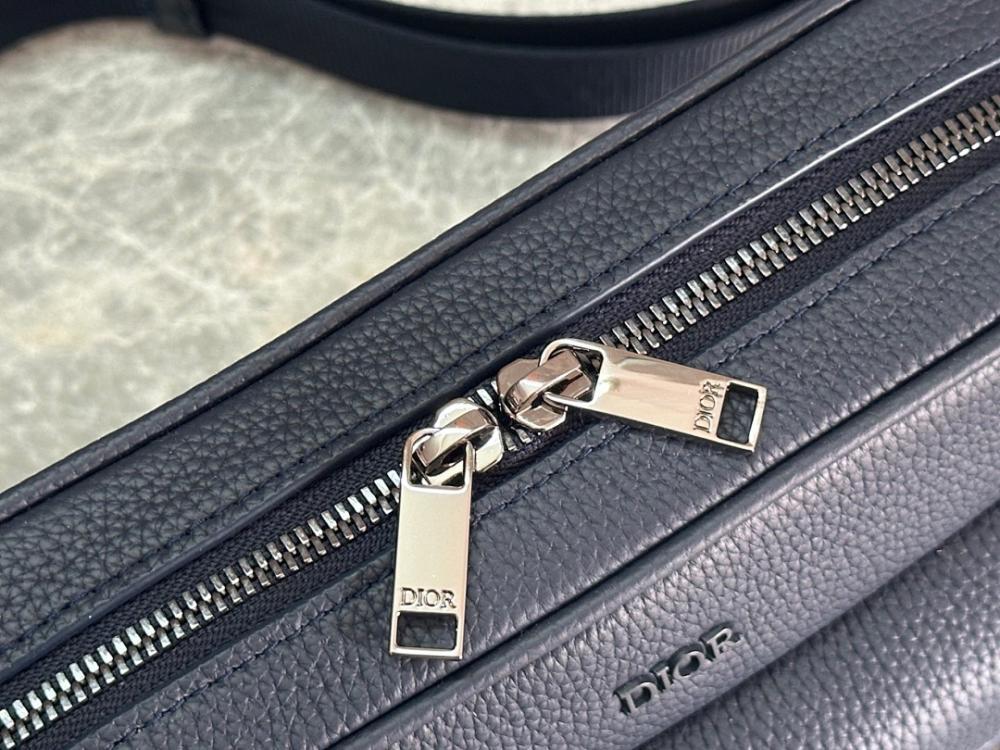 Luxury Stylish Blue Leather Top Handle Bag