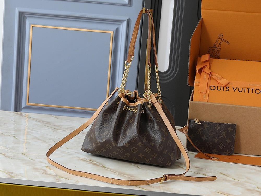 Stylish Monogram Leather Shoulder Bag – Limited Edition
