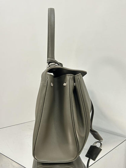 Luxury Leather Top Handle Bag