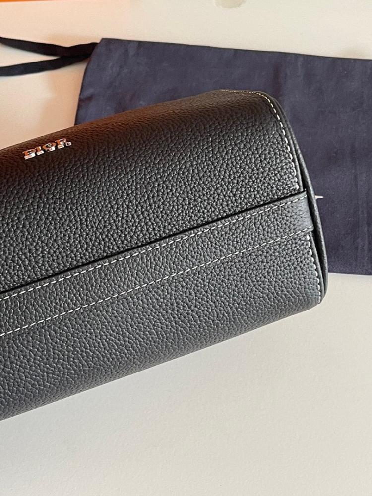 Luxury Stylish Black Printed Calfskin Shoulder Bag