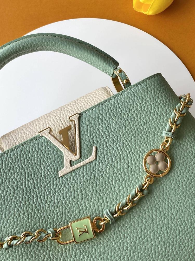 Leather Top Handle Bag