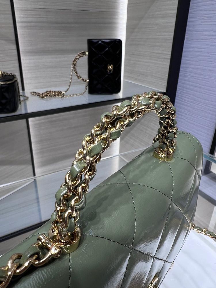 Classic Leather Top Handle Bag