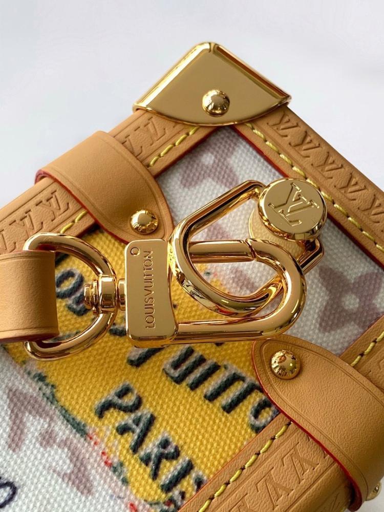 Modern Refined Monogram Calfskin Shoulder Bag