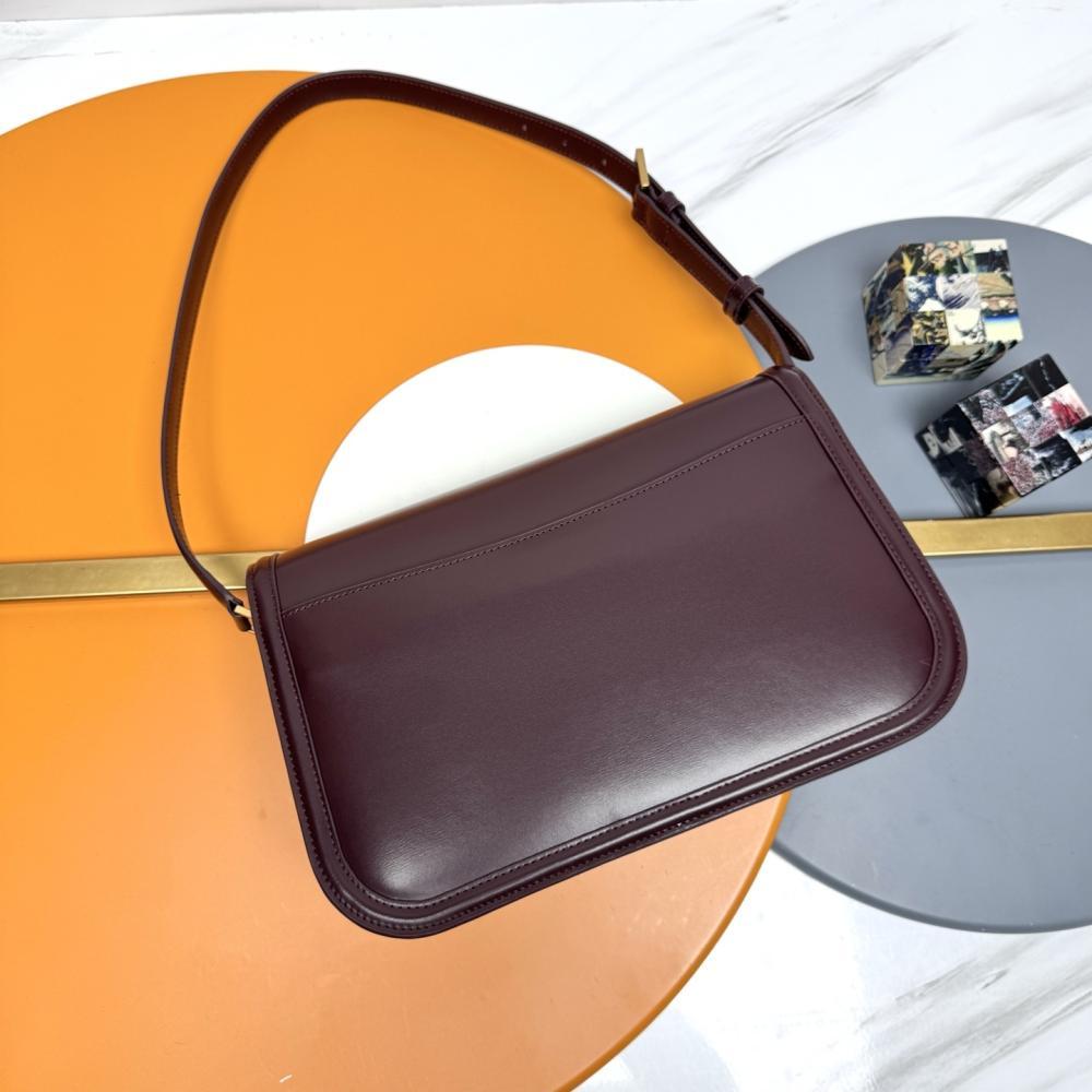 Gold Lambskin Shoulder Bag