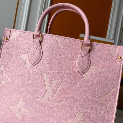 Luxury Elegant Monogram Leather Shoulder Bag