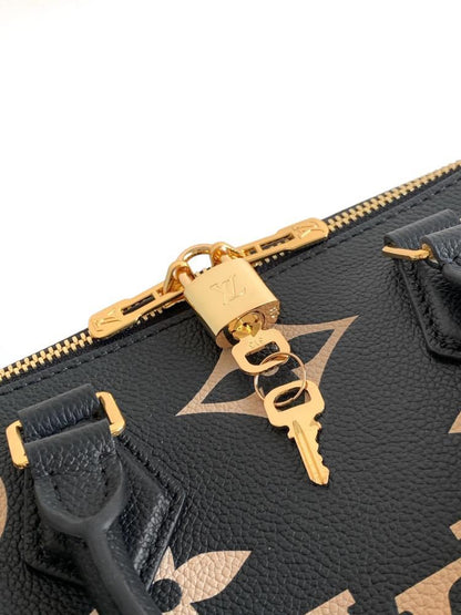 Leather Top Handle Bag