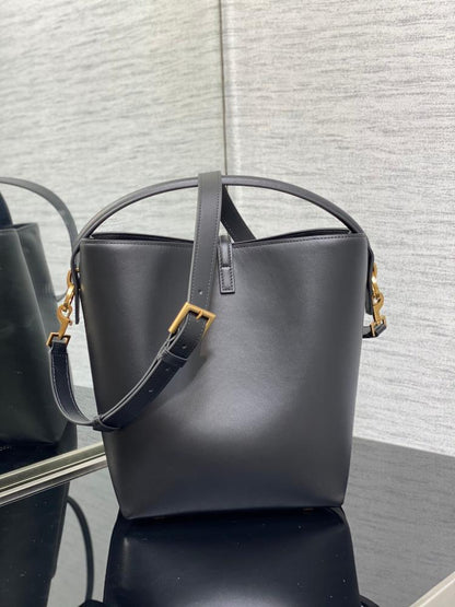 Luxury Leather Top Handle Bag