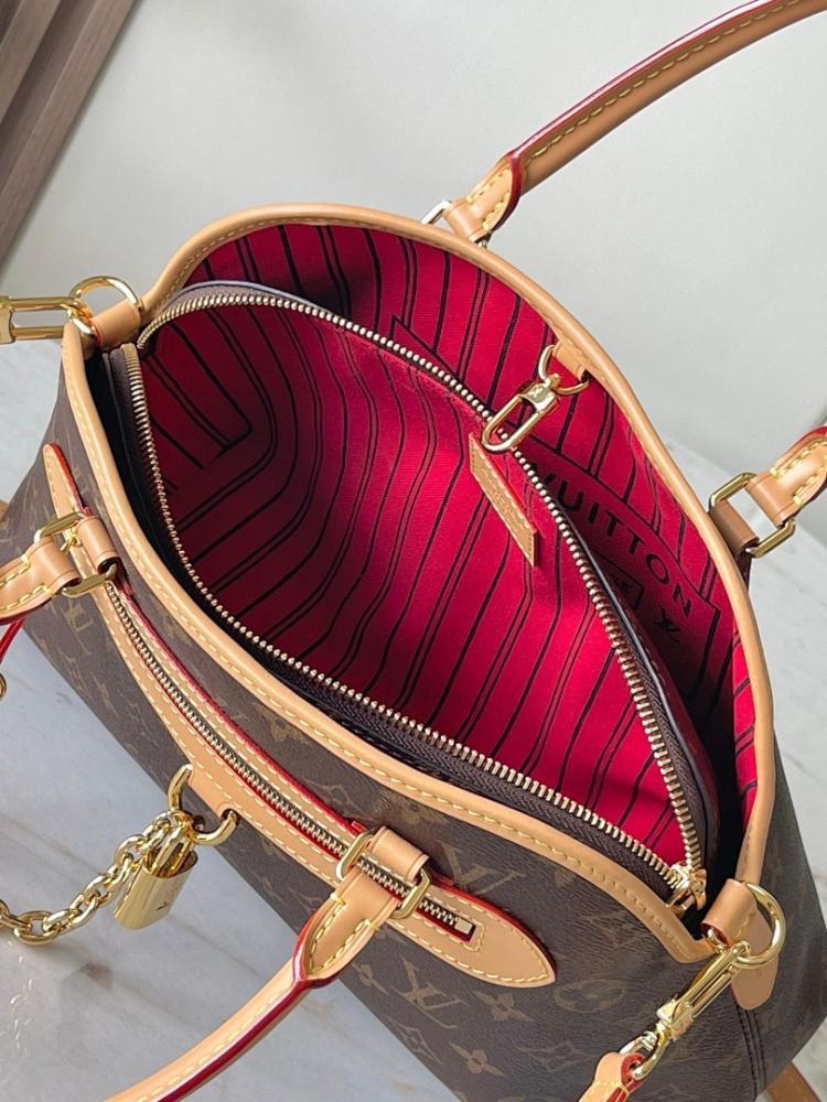 Alma Gold Monogram Calfskin Shoulder Bag