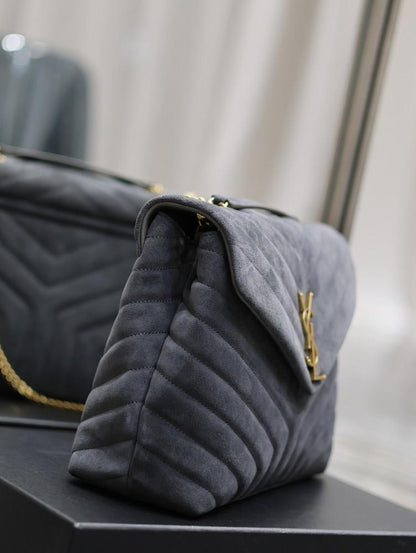 Modern Luxury Gold Leather Crossbody Bag