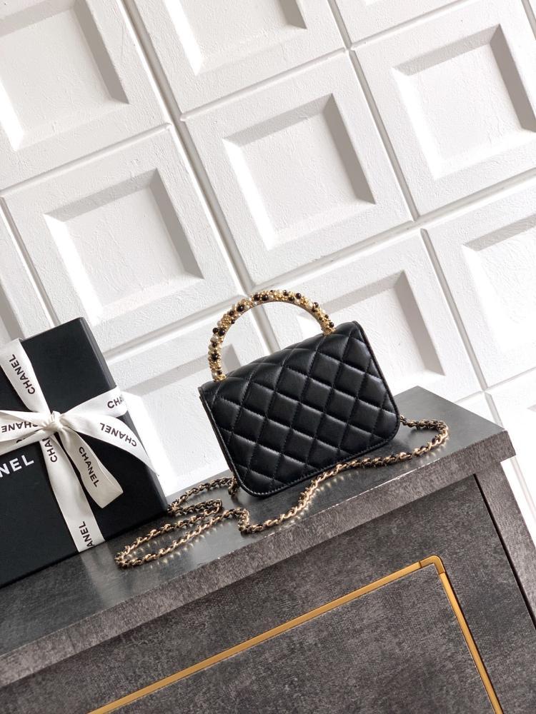 Leather Top Handle Bag