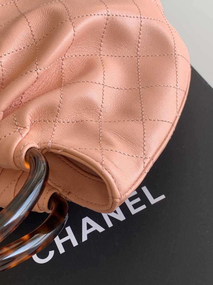 Quilted Lambskin Top Handle Bag