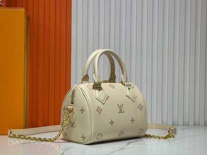Speedy Bandouliere Leather Shoulder Bag