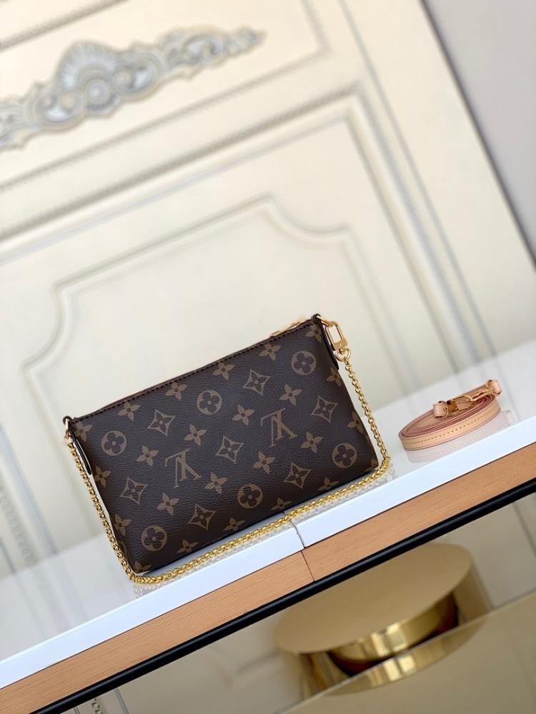 Stylish Refined Gold Leather Crossbody Bag