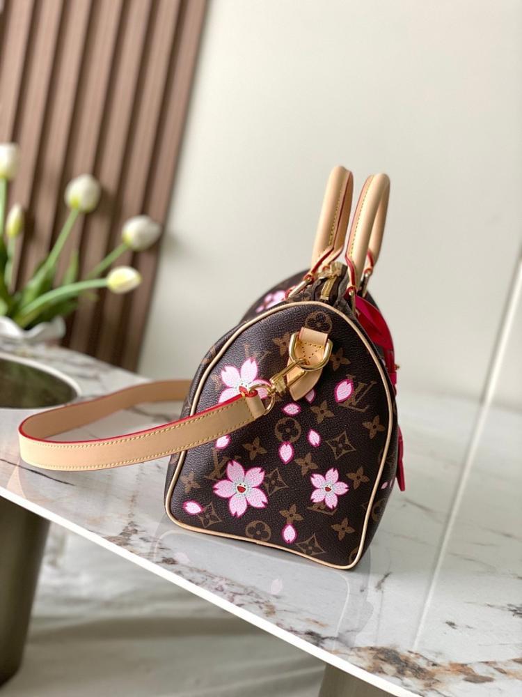 Speedy Bandouliere Monogram Calfskin Shoulder Bag