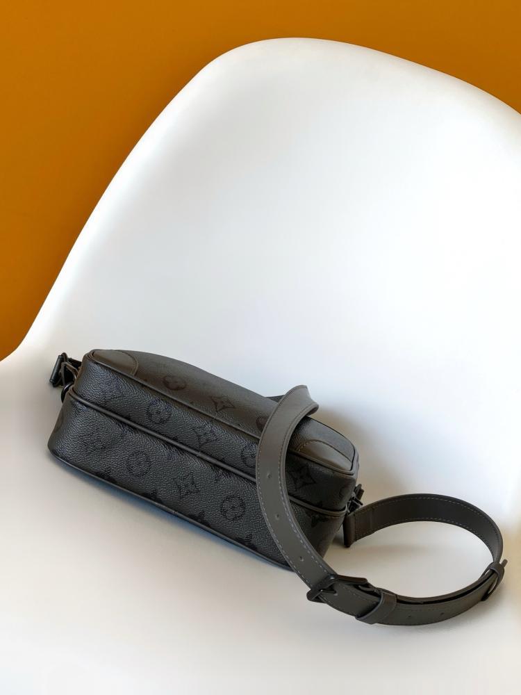 Monogram Leather Crossbody Bag