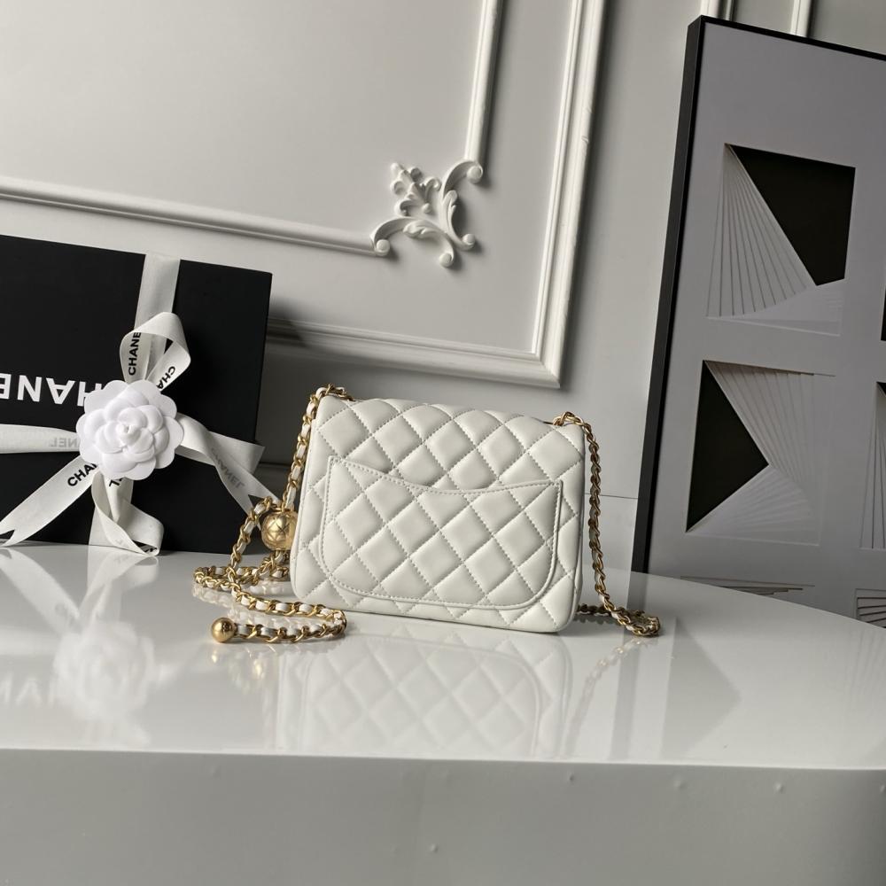 Gold Top Handle Bag