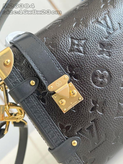 Leather Top Handle Bag