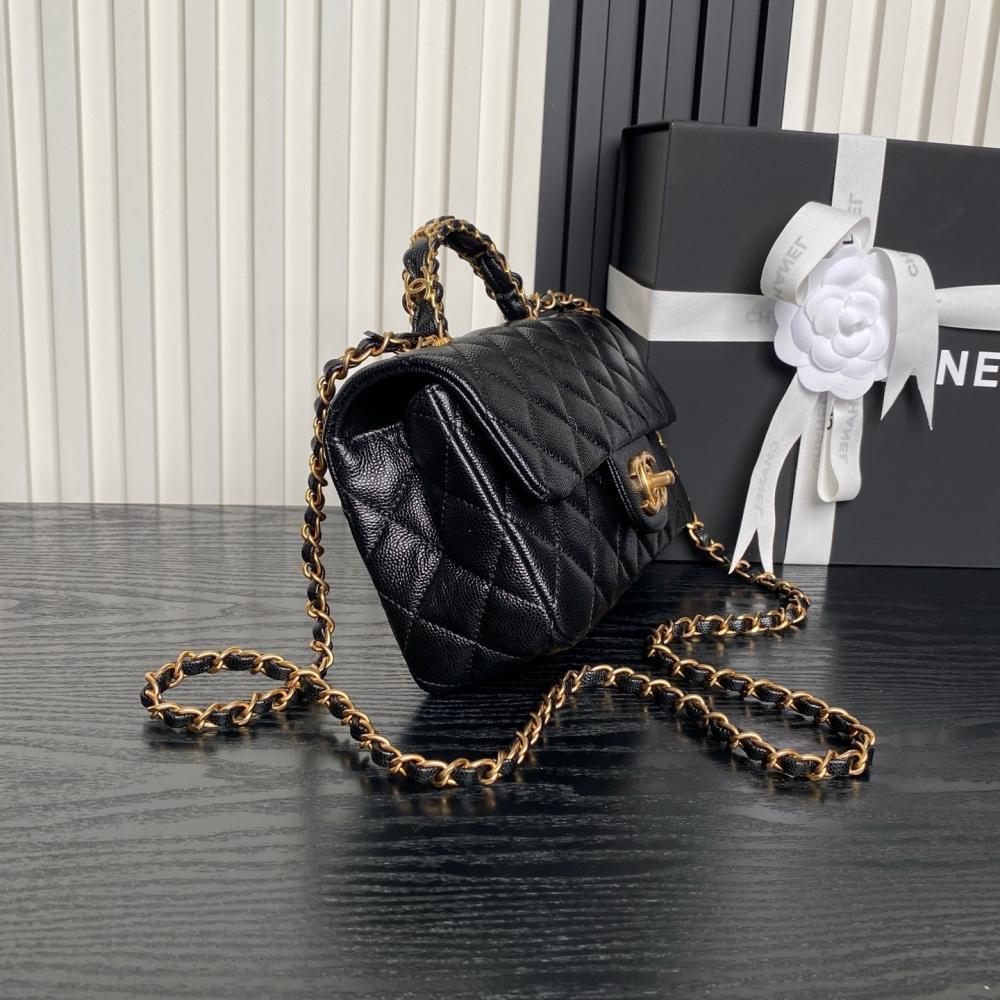 Leather Top Handle Bag