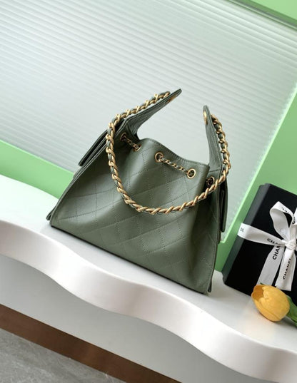 Leather Bucket Bag