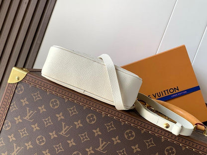 Elegant Premium Monogram Calfskin Crossbody Bag