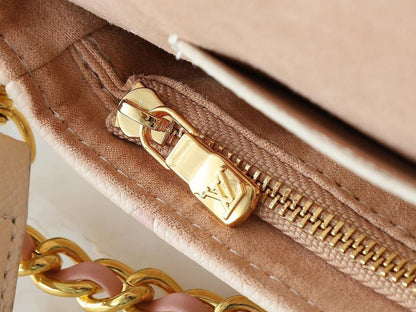 Luxury Monogram Leather Shoulder Bag – Limited Edition