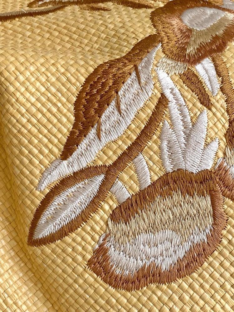 Stylish Brown Woven Raffia Shoulder Bag – Special Edition