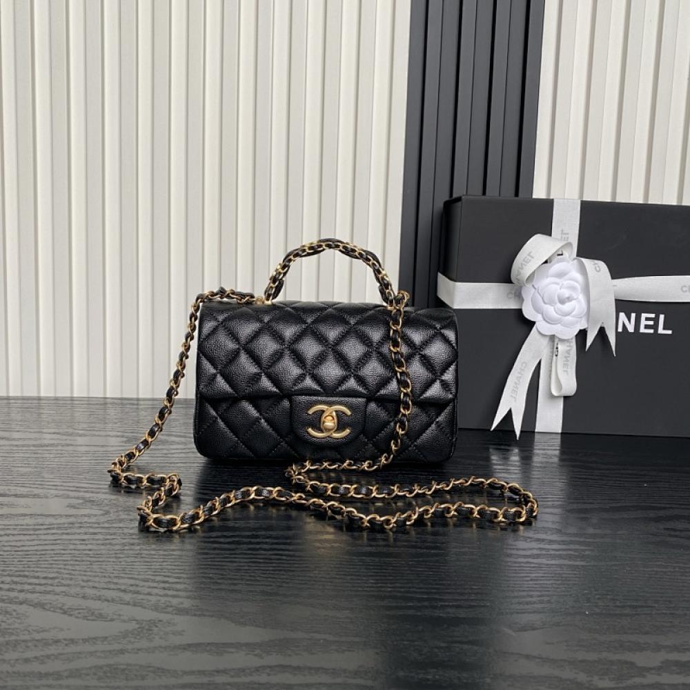 Leather Top Handle Bag
