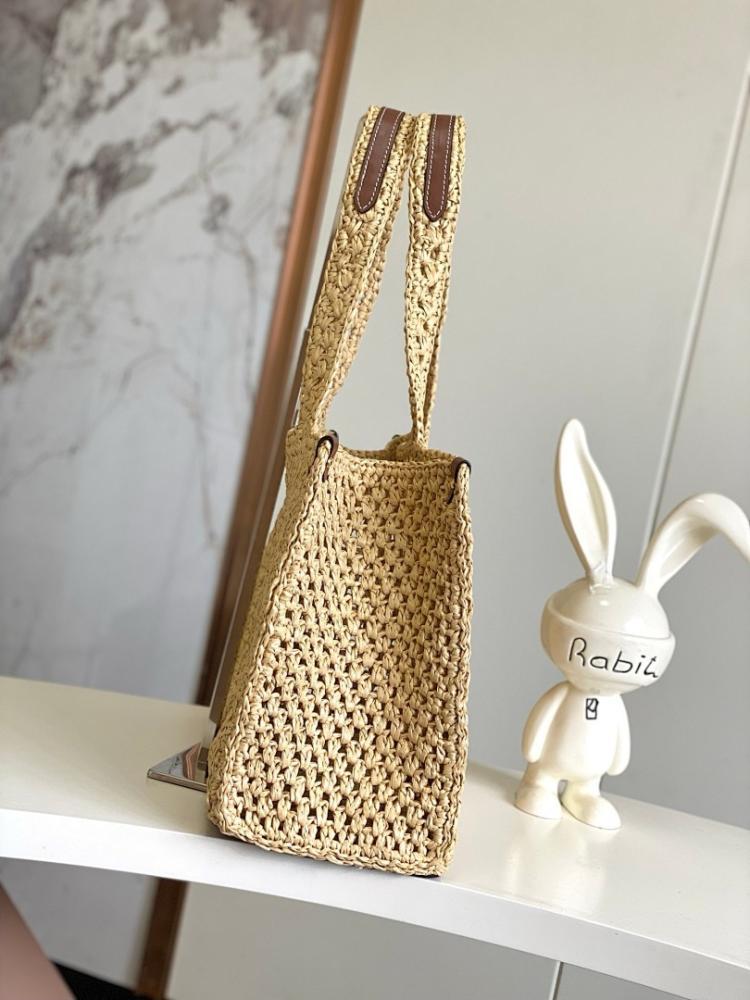 Modern Refined Woven Leather Top Handle Bag