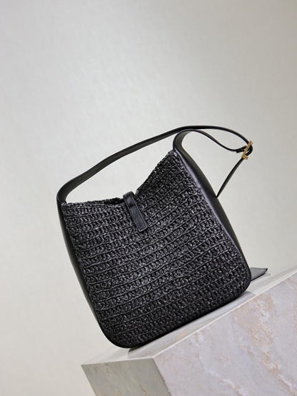 Classic Woven Raffia Top Handle Bag – Special Edition