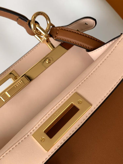 Leather Top Handle Bag