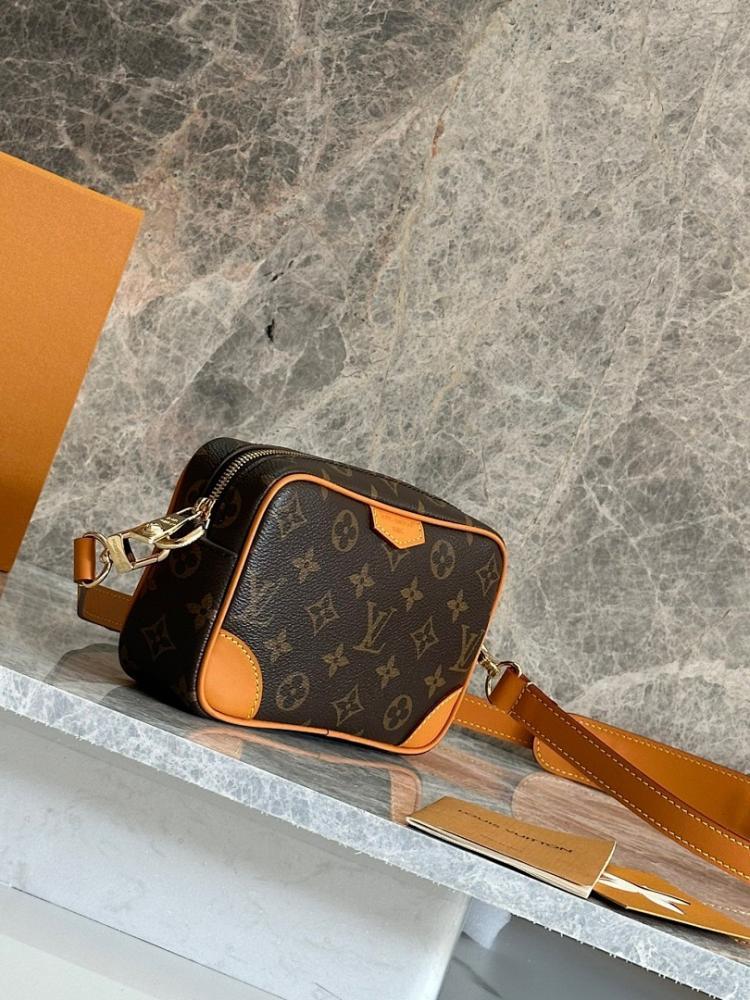Alma Monogram Leather Crossbody Bag