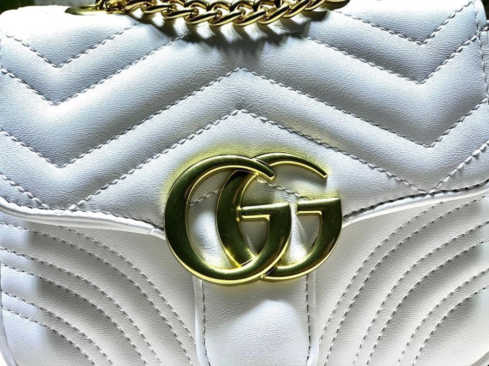 Stylish Premium White Leather Bag