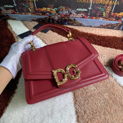 Luxury Studded Calfskin Shoulder Bag – Special Edition