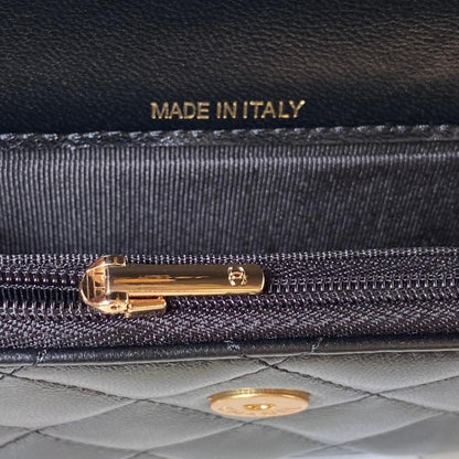 Luxury Leather Top Handle Bag